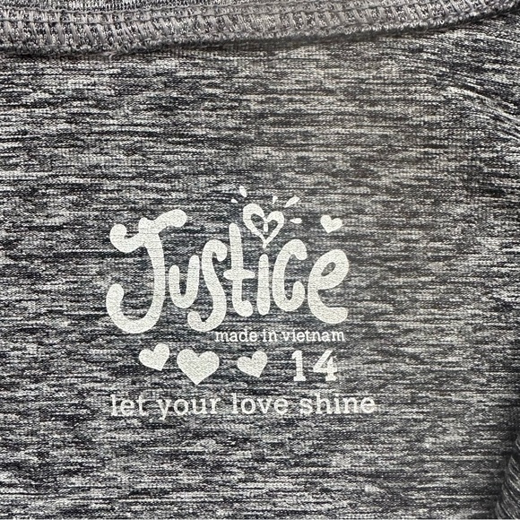 Justice 1/4 Zip-Up Shirt - Picture 4 of 7